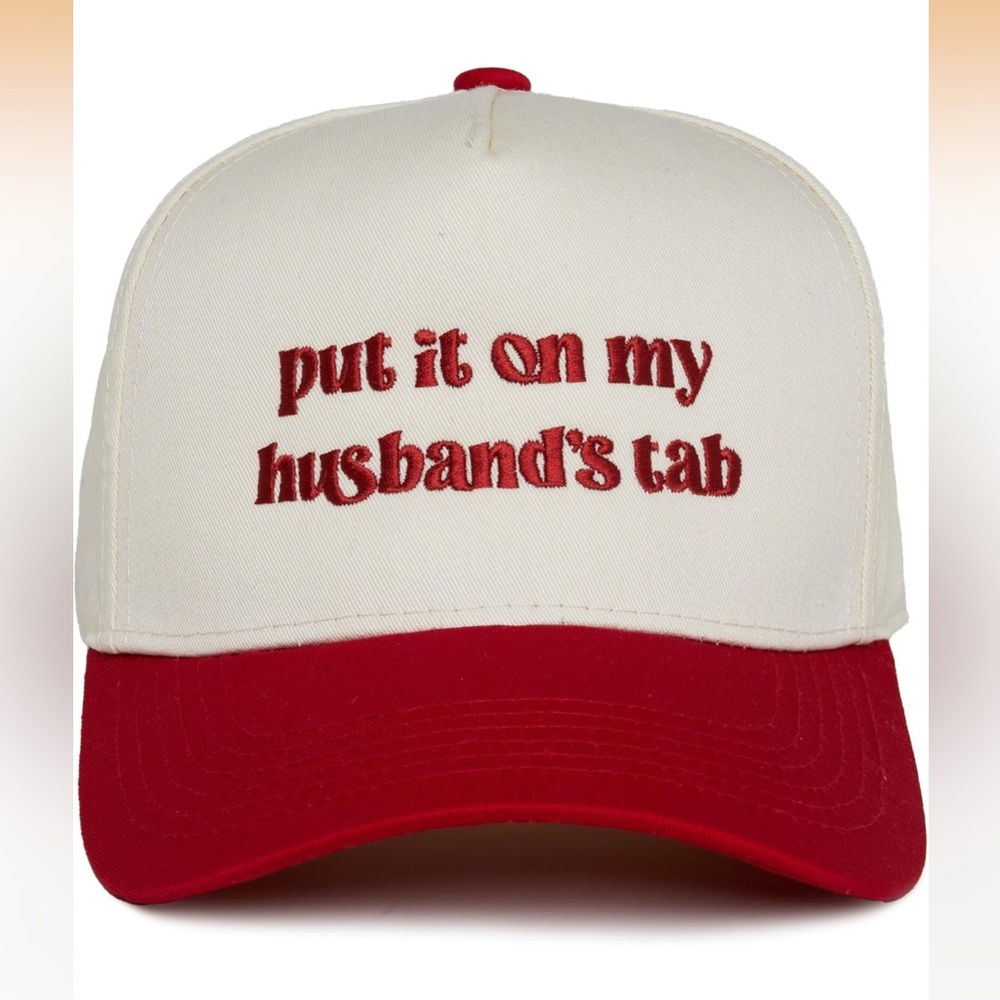 Put It On My Husbands Tab Embroidered Hat